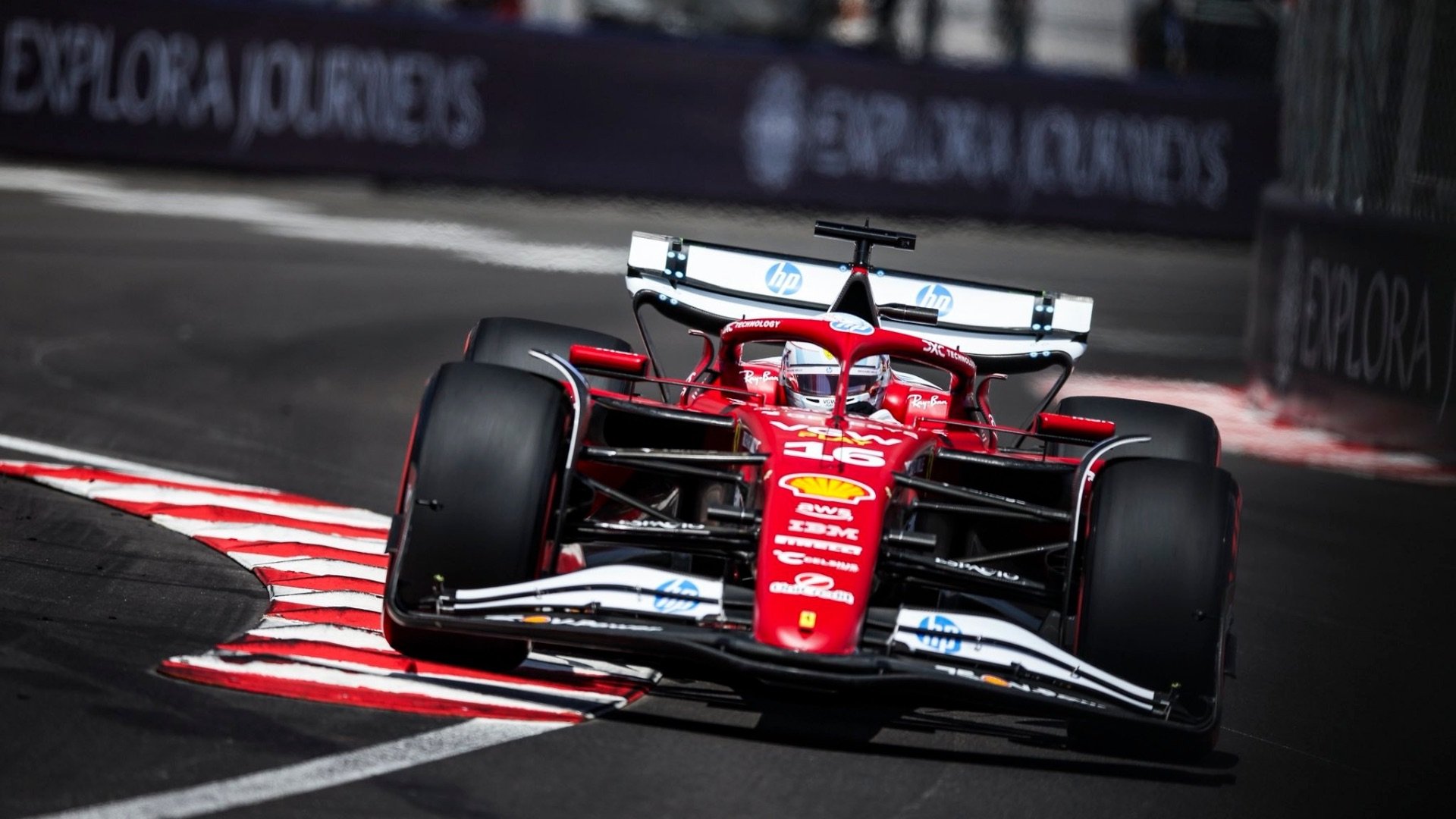 Charles Leclerc quickest in last Monaco GP practice