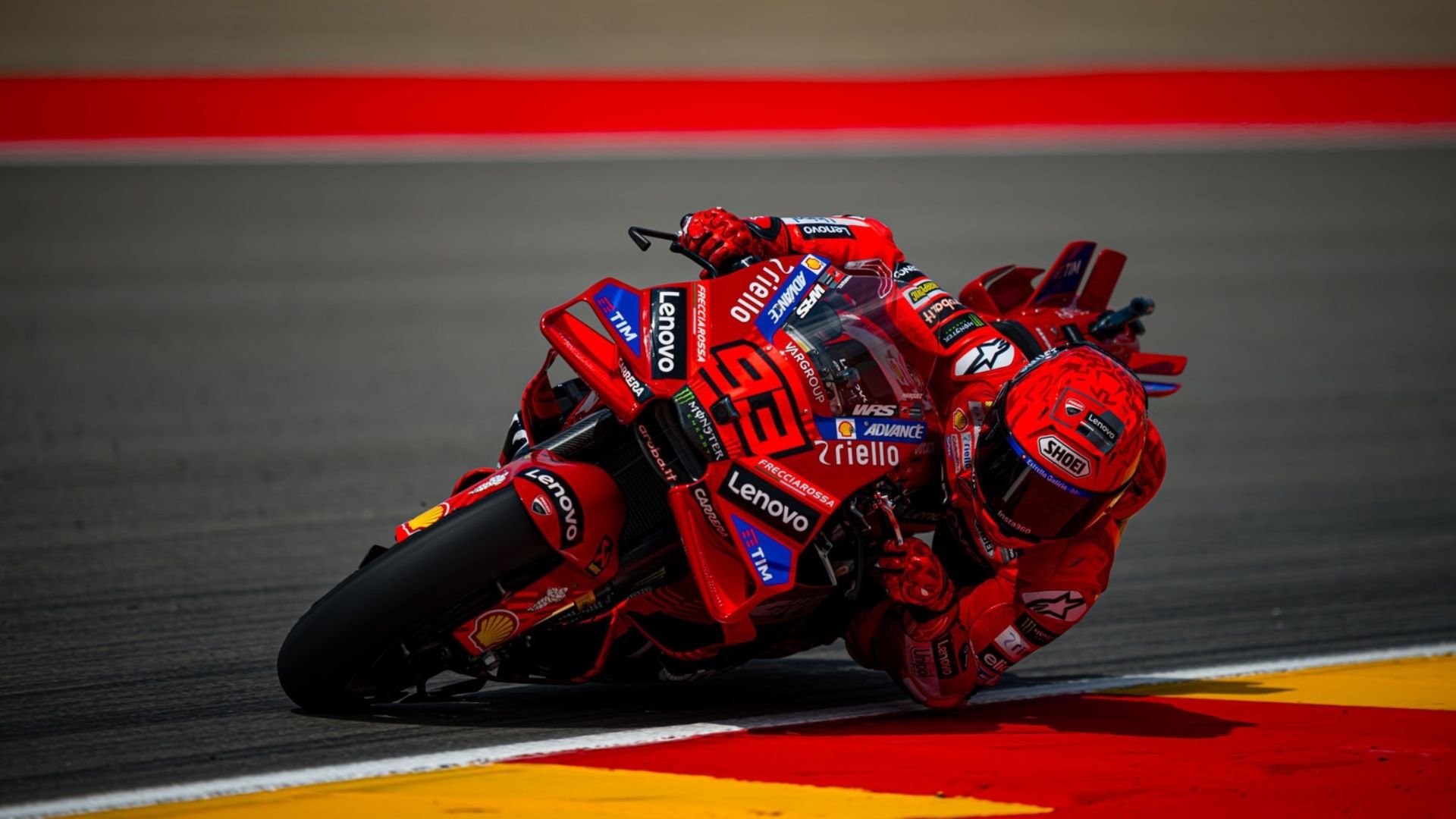 Marc Marquez takes the pole positon for Aragon GP