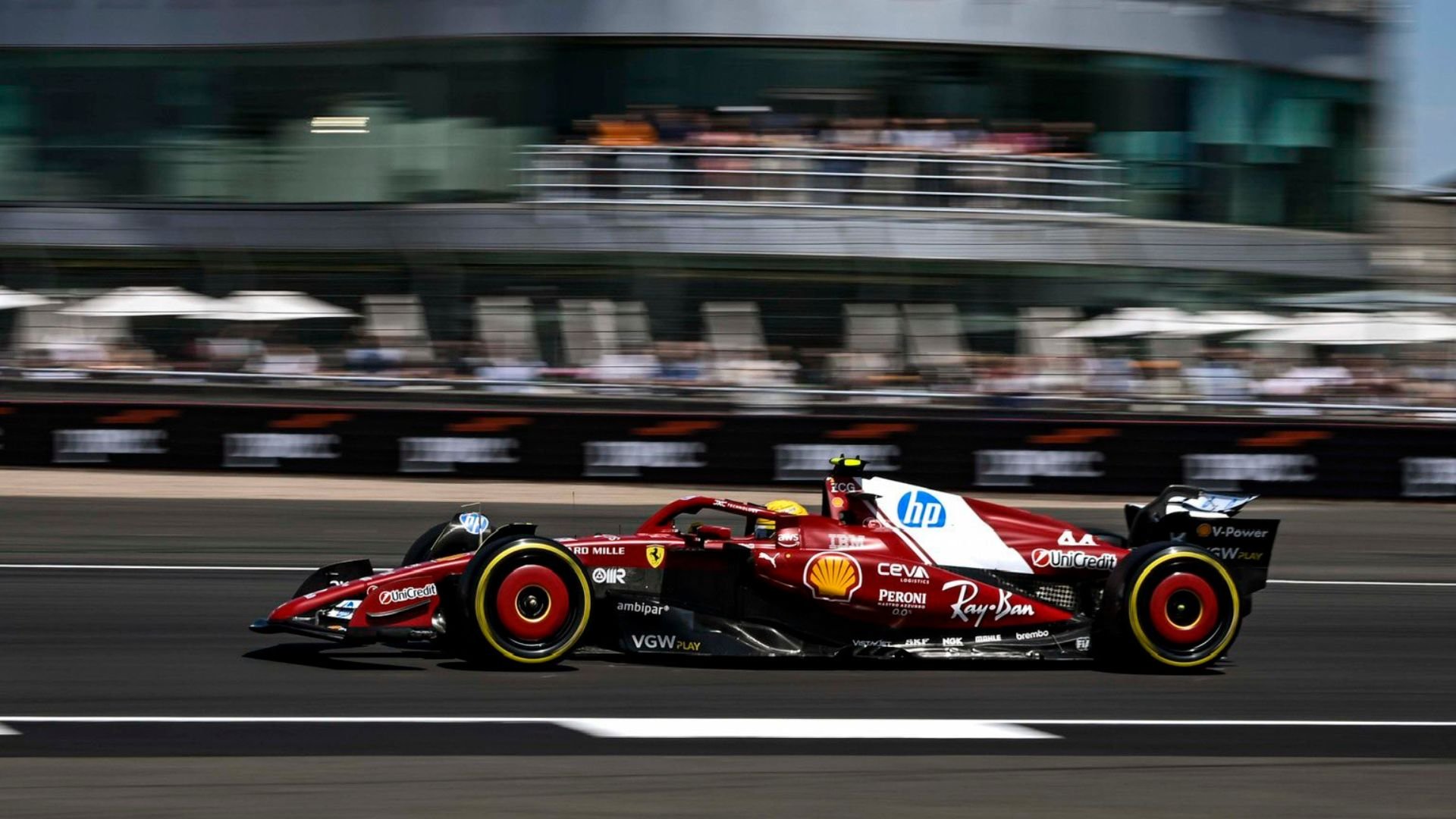 Lewis Hamilton tops first home British Grand Prix practice