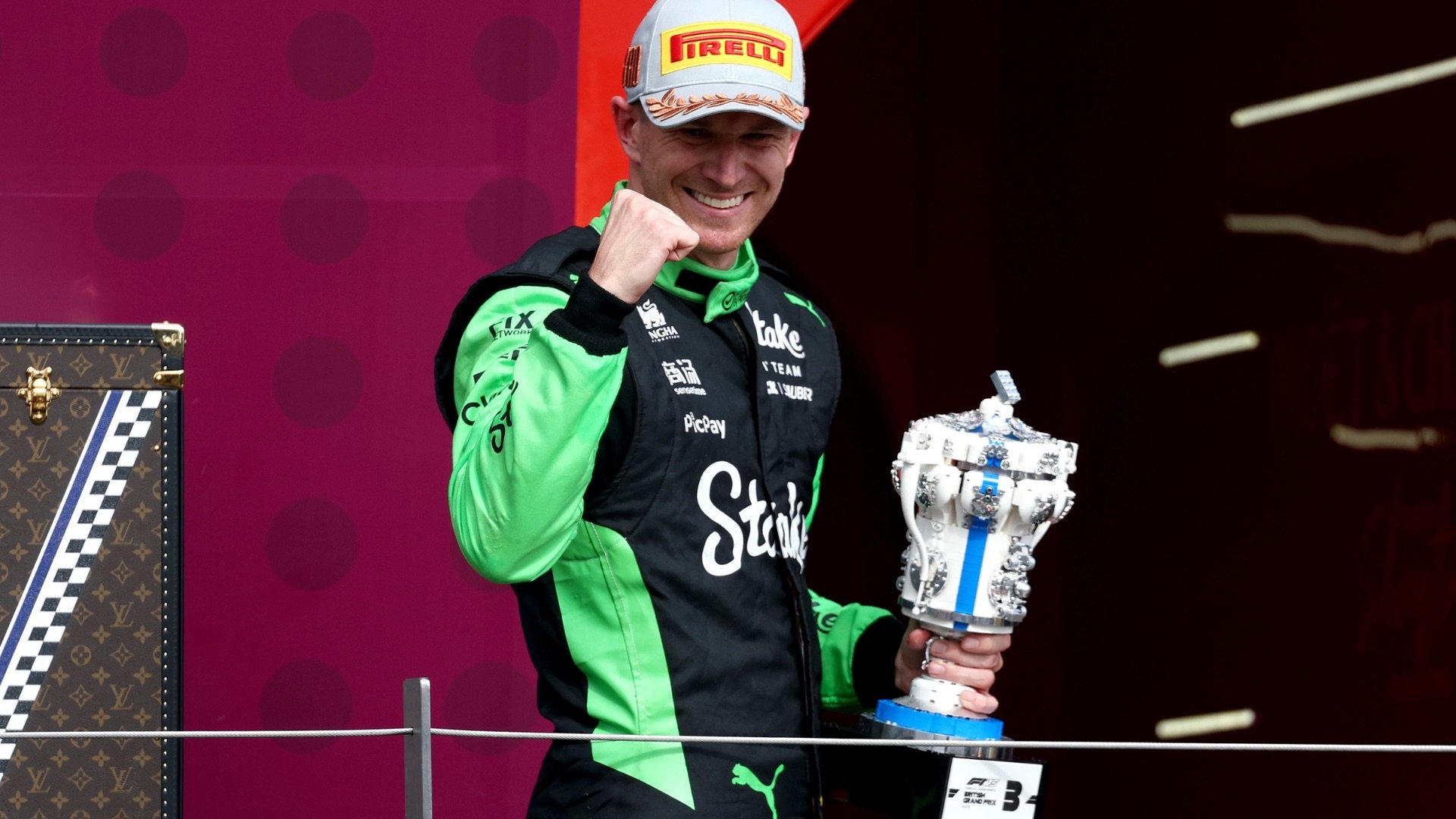 The call that helped Nico Hulkenberg to his maiden F1 podium at Silverstone