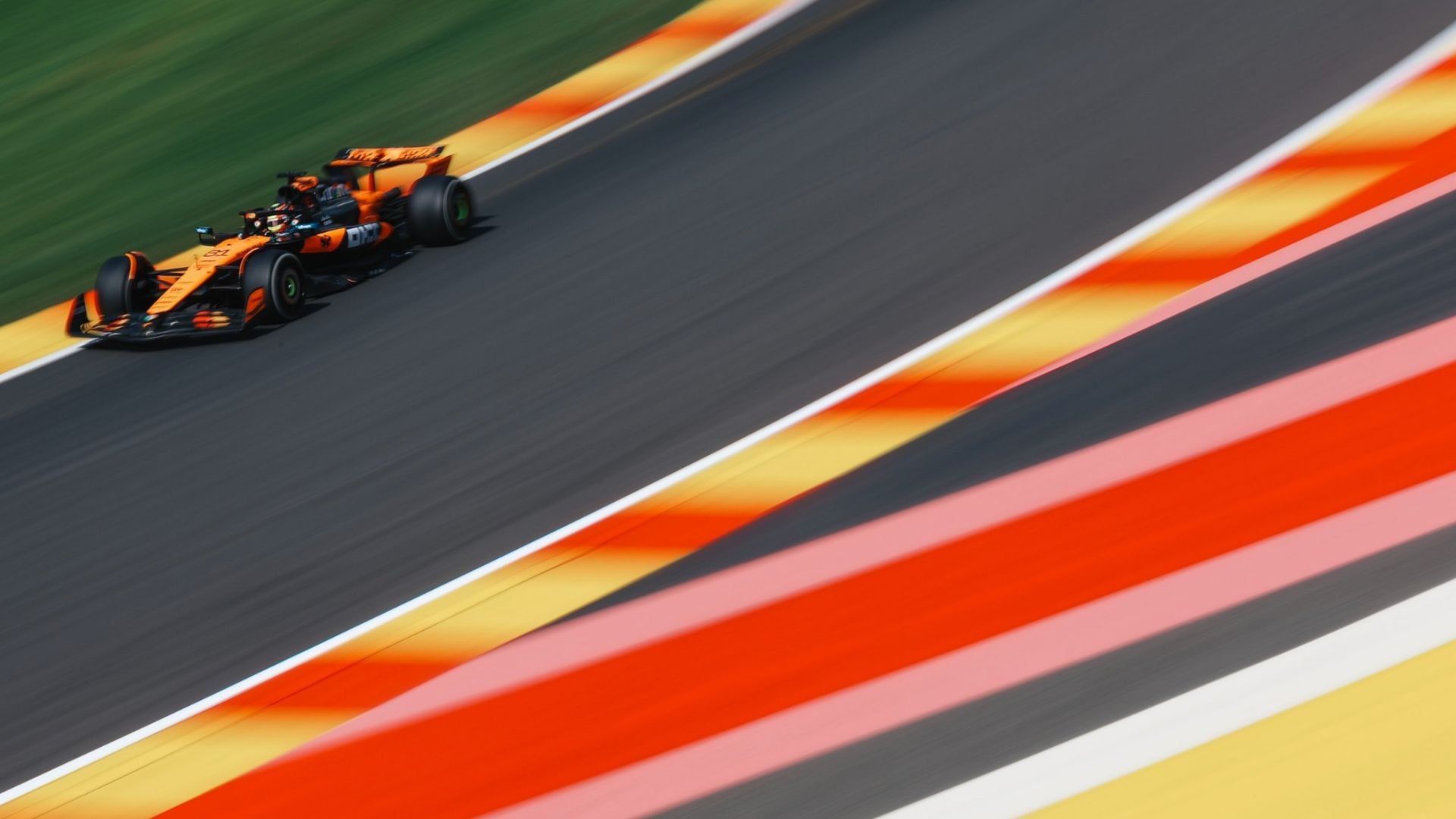 Oscar Piastri fastest in first and only Belgian GP practice