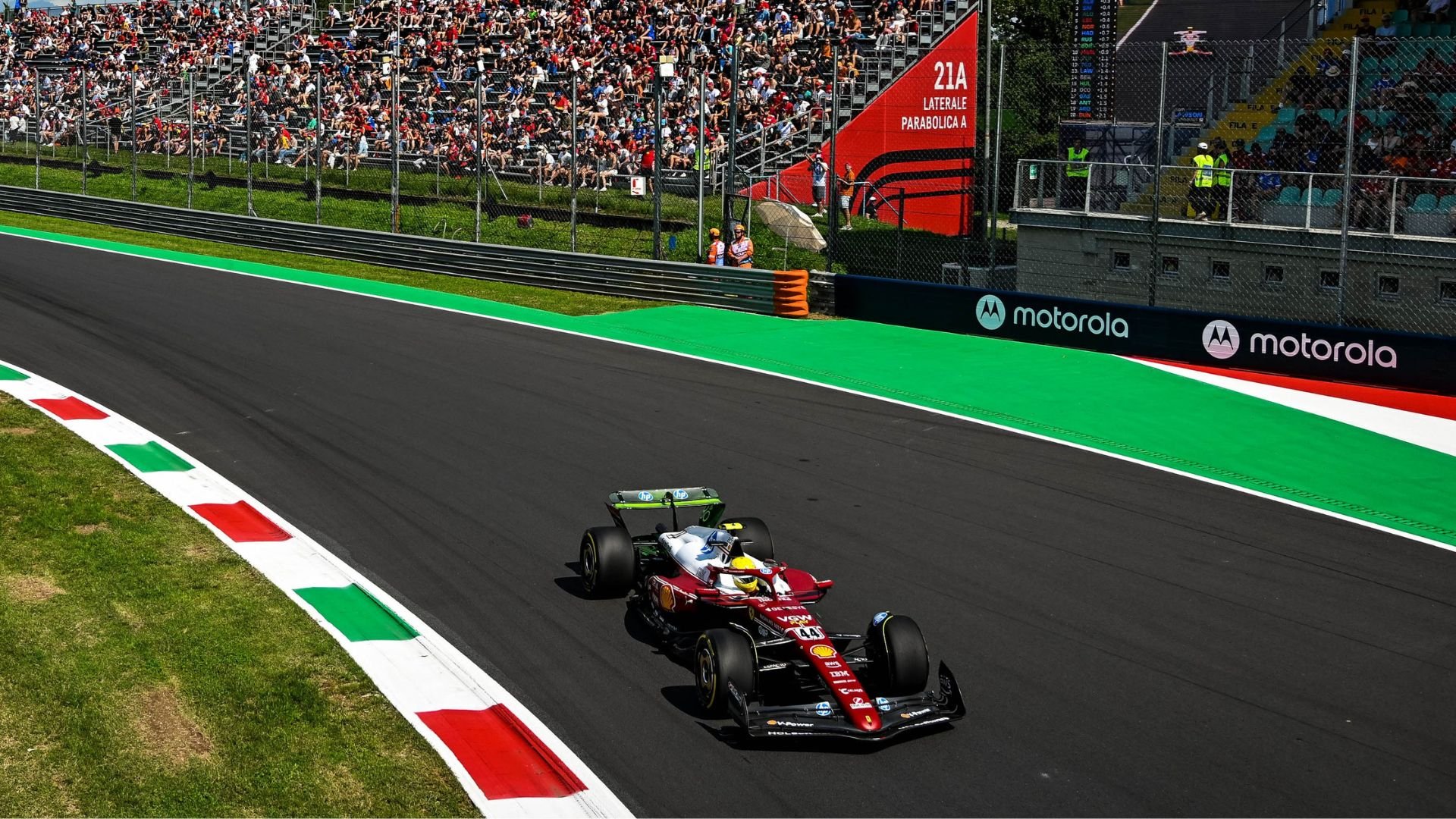 Lewis Hamilton fastest in Italian GP first practice