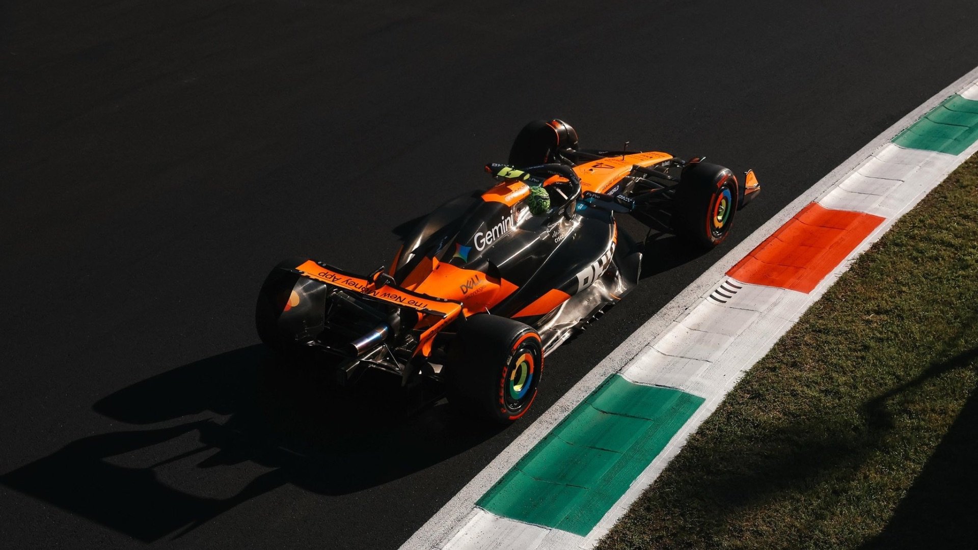 Lando Norris leads the field in Italian GP second practice