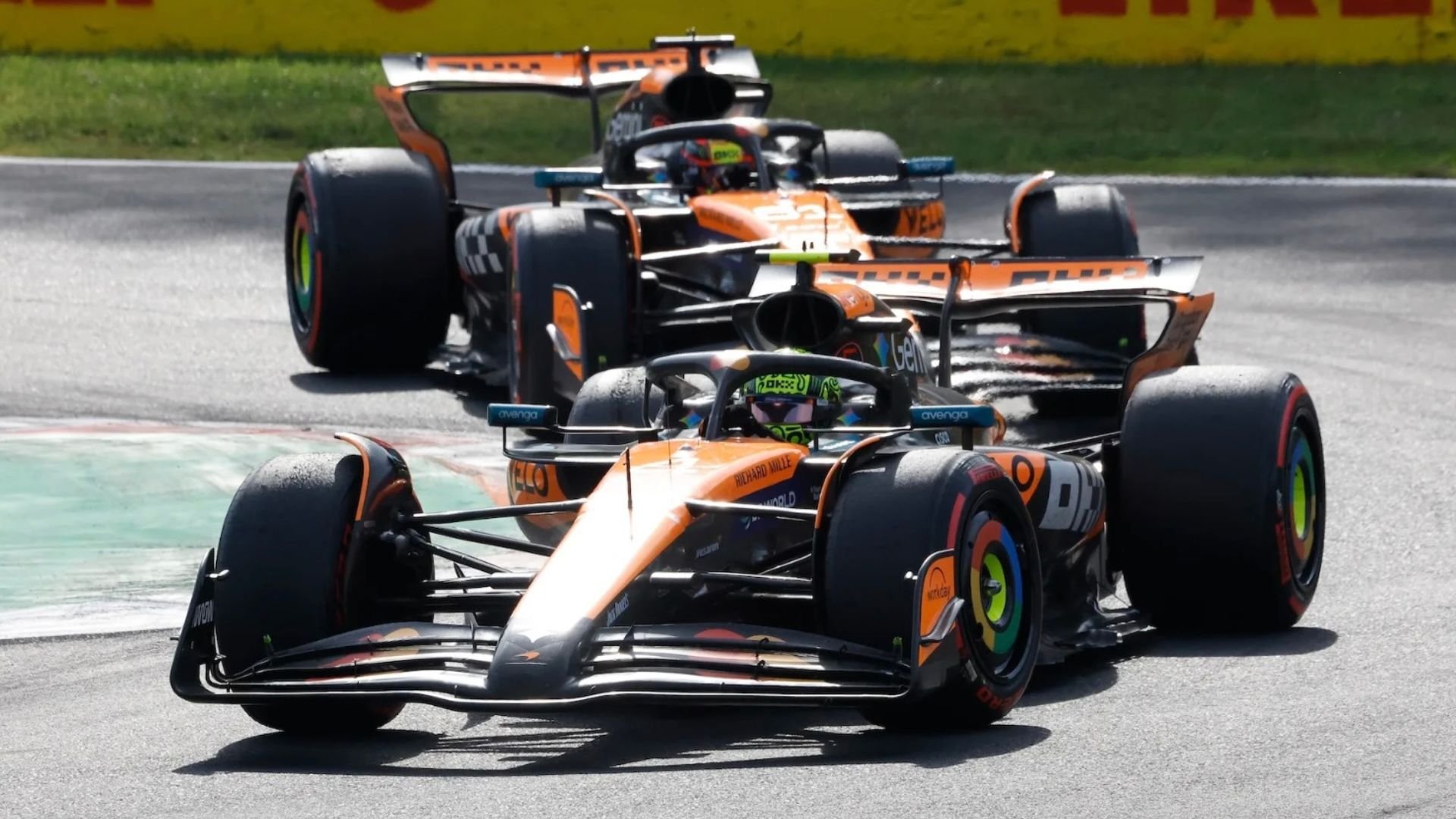 What led McLaren to implement team orders during the Italian Grand Prix