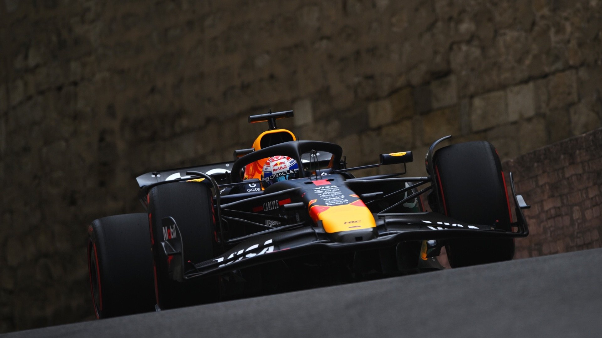 Max Verstappen takes pole after six times red-flagged Baku qualifying