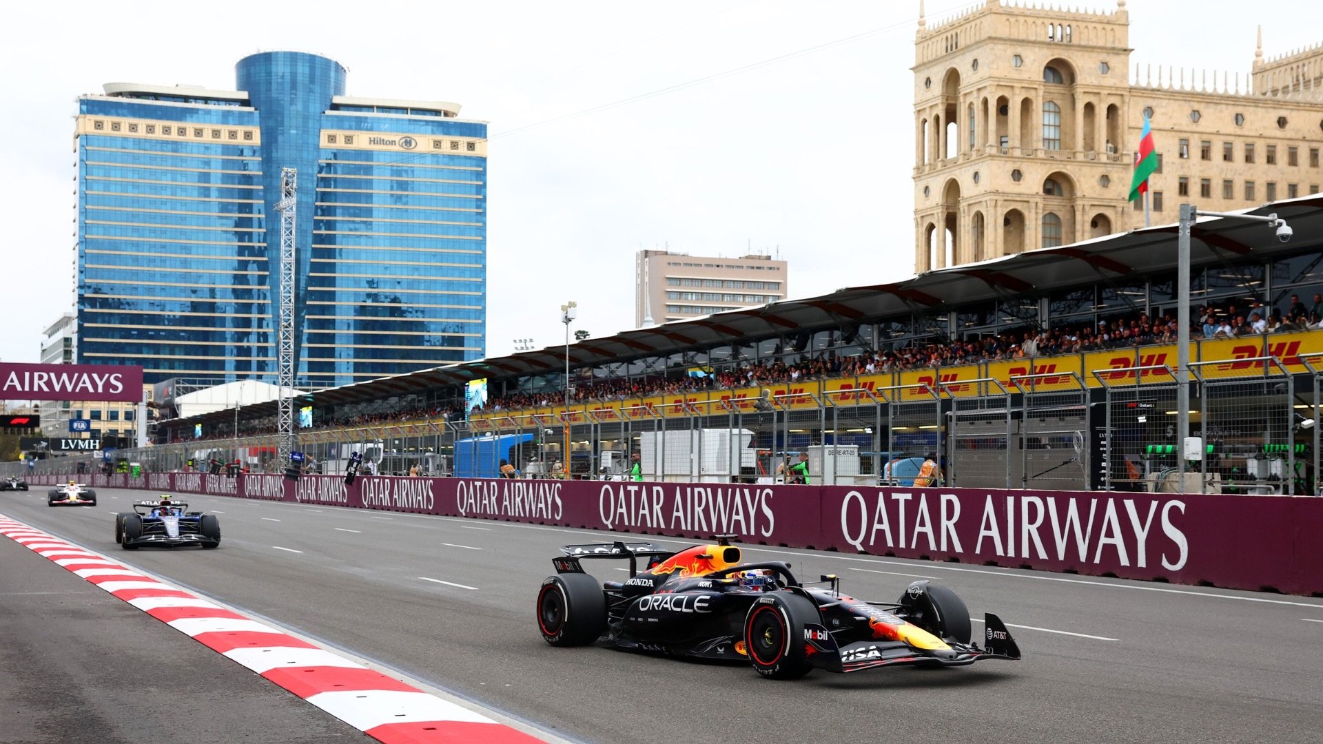 Max Verstappen wins the Azerbaijan Grand Prix with a cool head