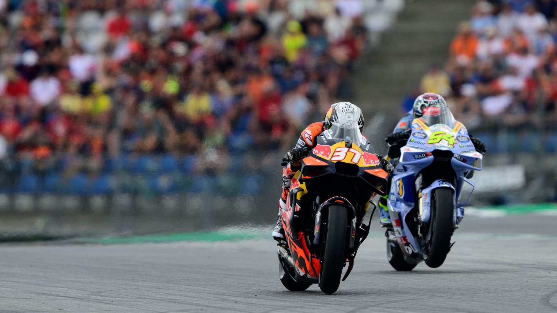 Fermin Aldeguer wins his first ever MotoGP race at the Indonesian GP