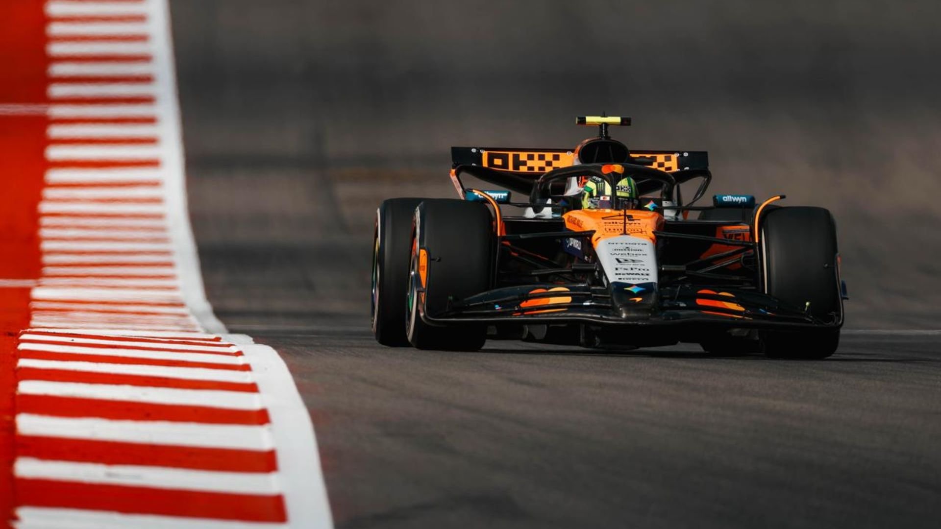 Lando Norris tops first and only US GP practice session