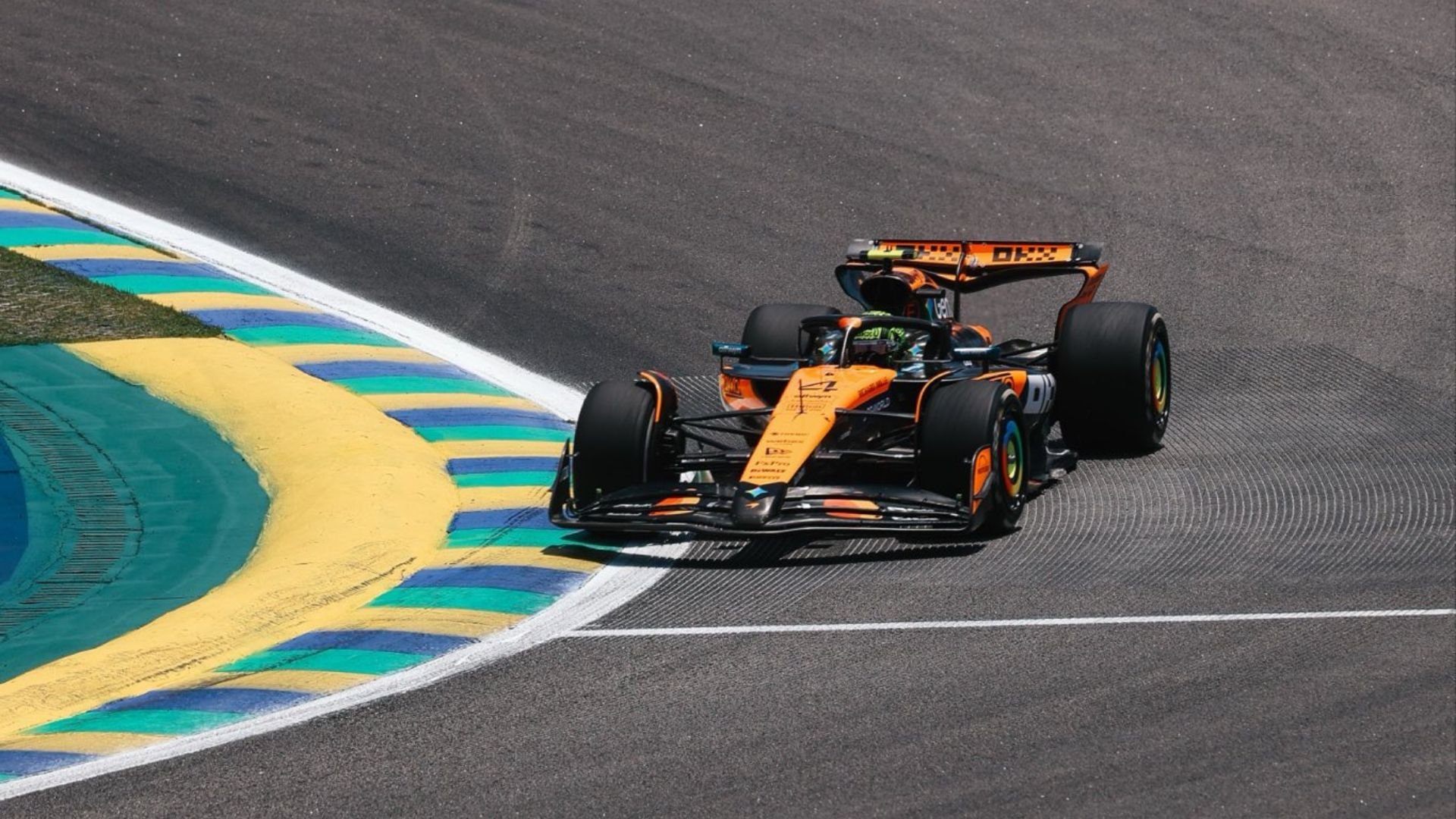 Lando Norris Schnellster im ersten und einzigen Training zum GP von Sao Paulo