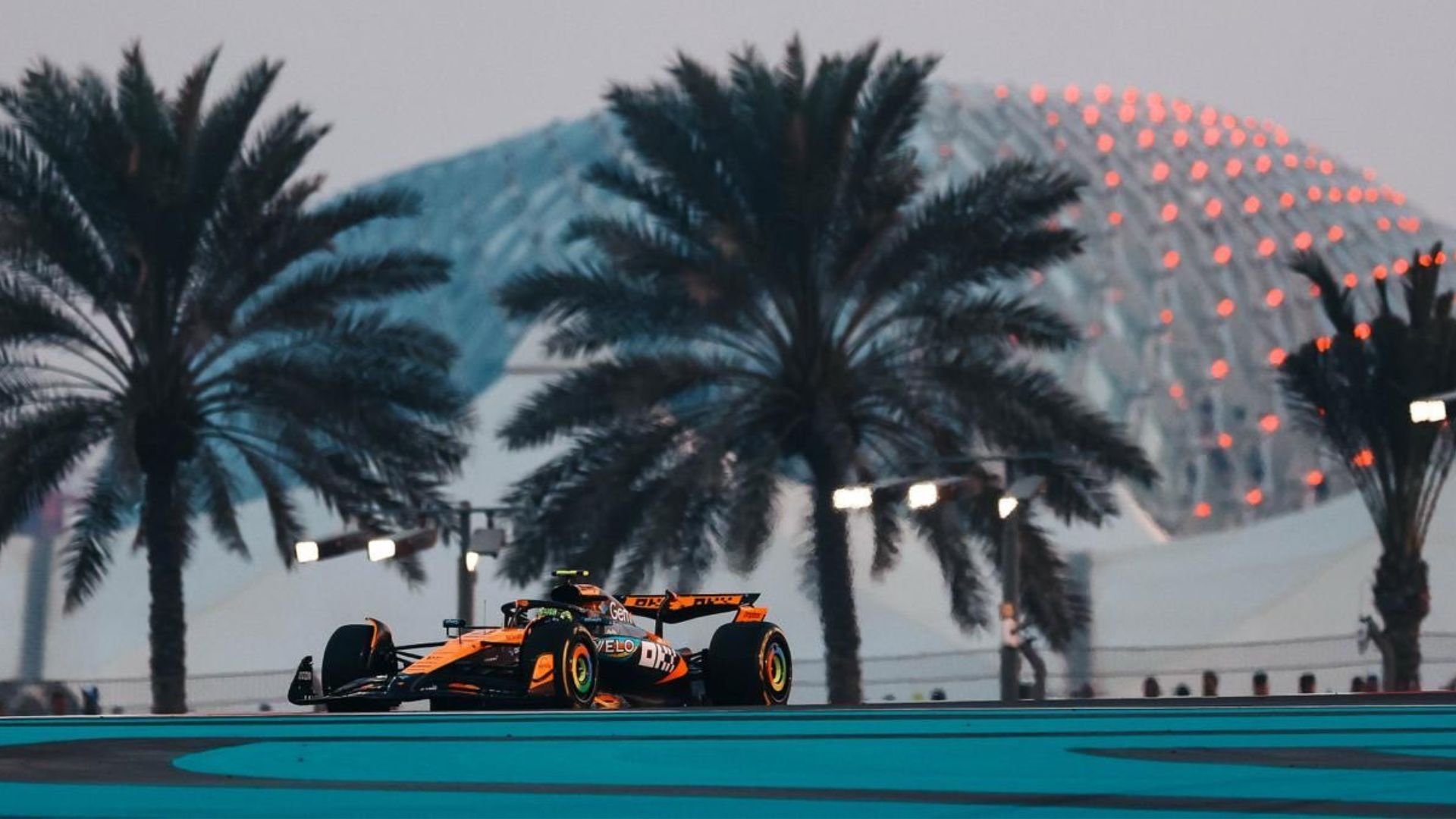 Lando Norris fastest in second Abu Dhabi GP practice