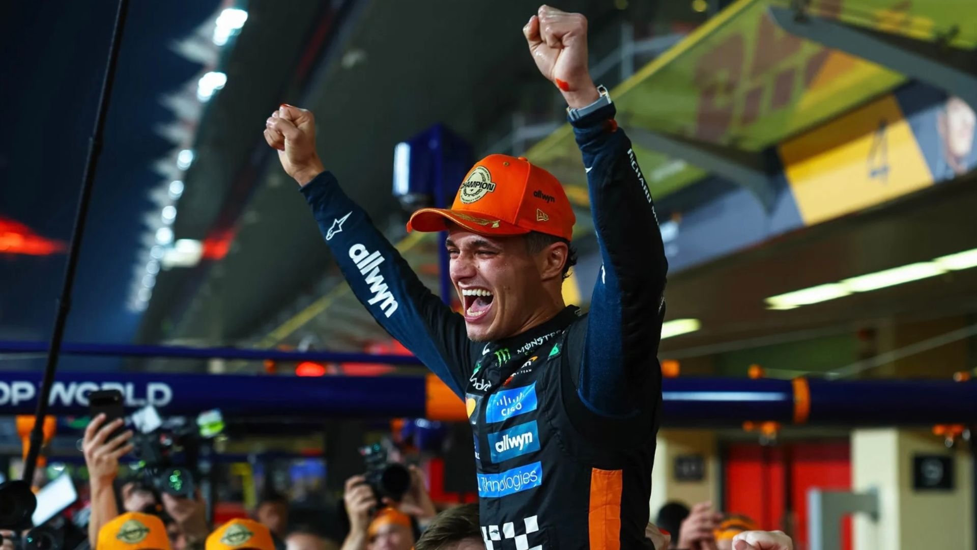 Lando Norris prenderà la vettura numero 1 per la stagione di difesa del titolo 2026