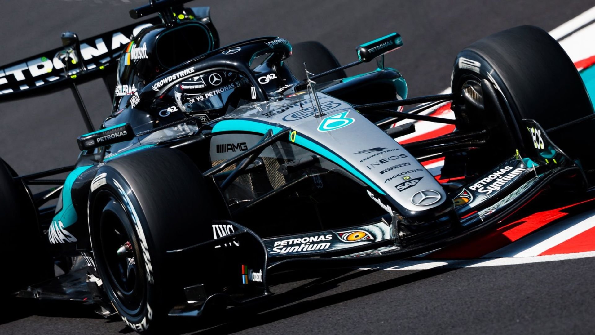 George Russell leads Mercedes 1-2 in first Suzuka practice