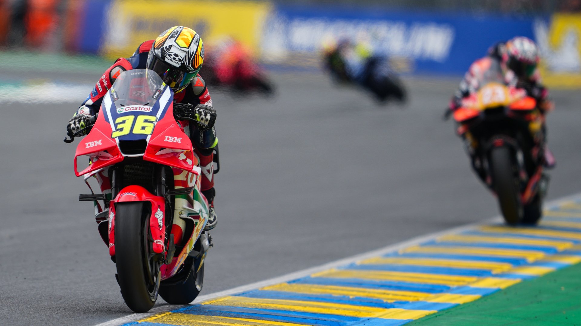 Joan Mir suffered hand injury in French Grand Prix crash